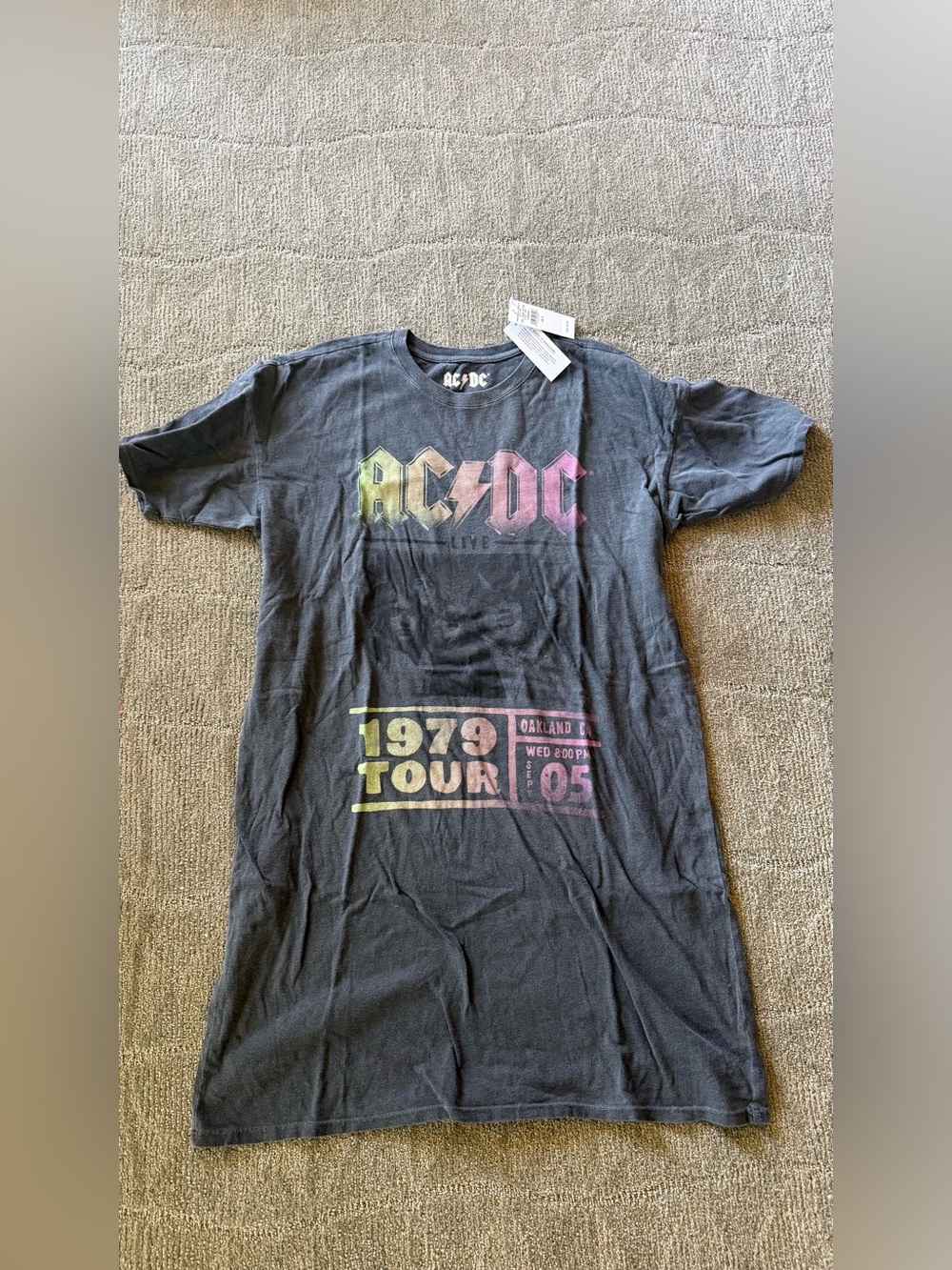 American Eagle AC/DC Oversized T-Shirt
